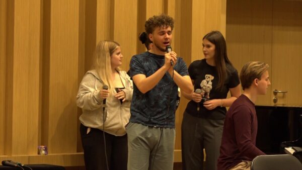 Próby w Szkole Muzycznej