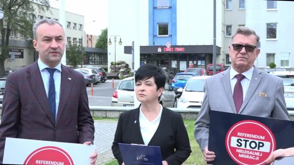 Konferencja PiS na temat nielegalnej migracji