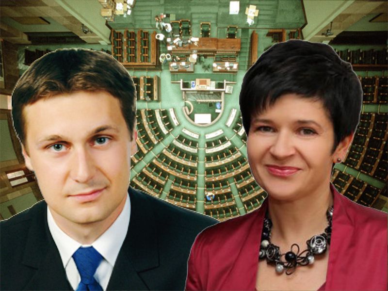 Joanna Borowiak i Łukasz Zbonikowski jedynymi posłami z Włocławka. Person i Spanski poza Senatem