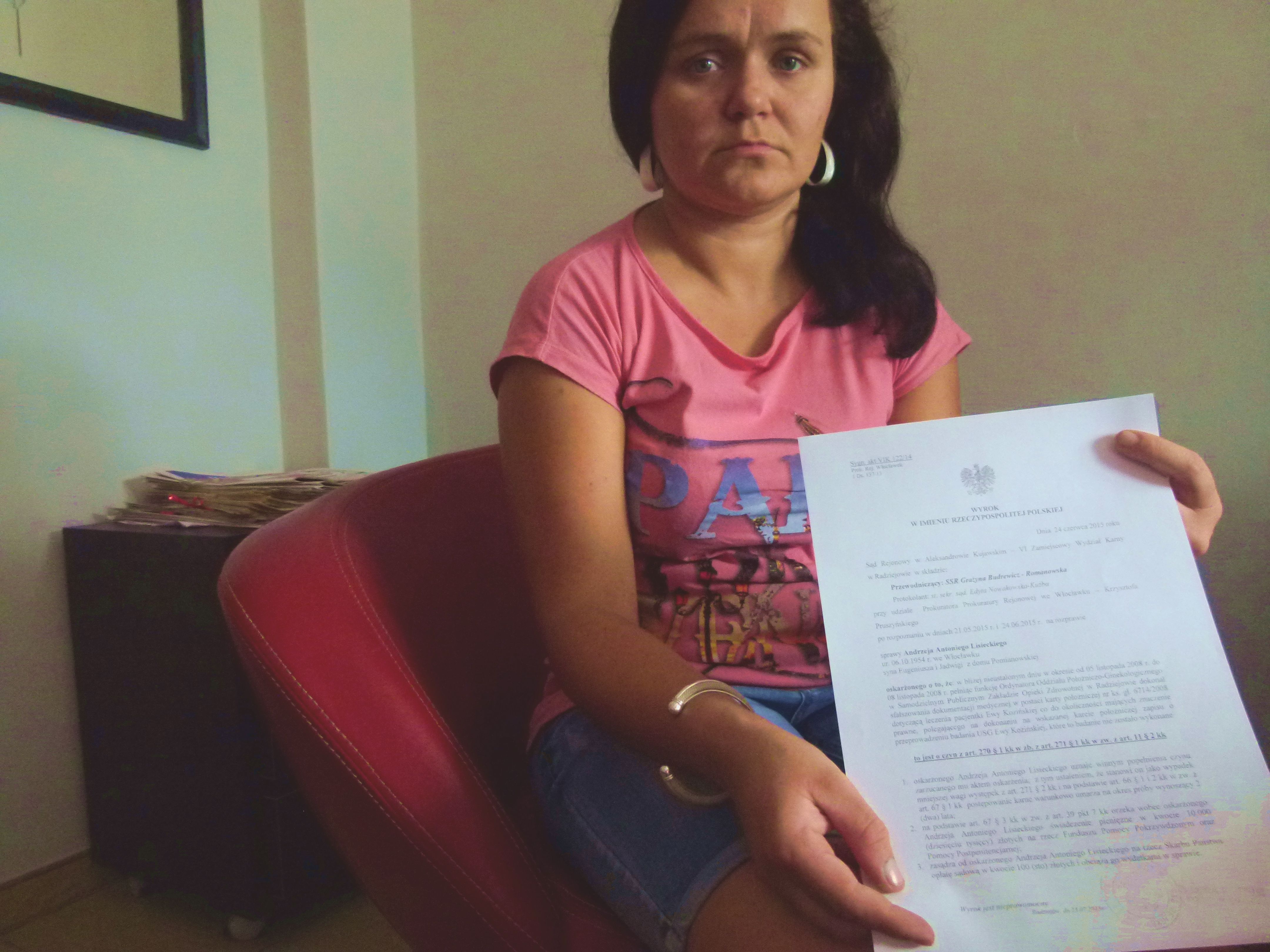 Mieszkanka gminy Boniewo walczyła o skazanie lekarza! Jest wyrok!