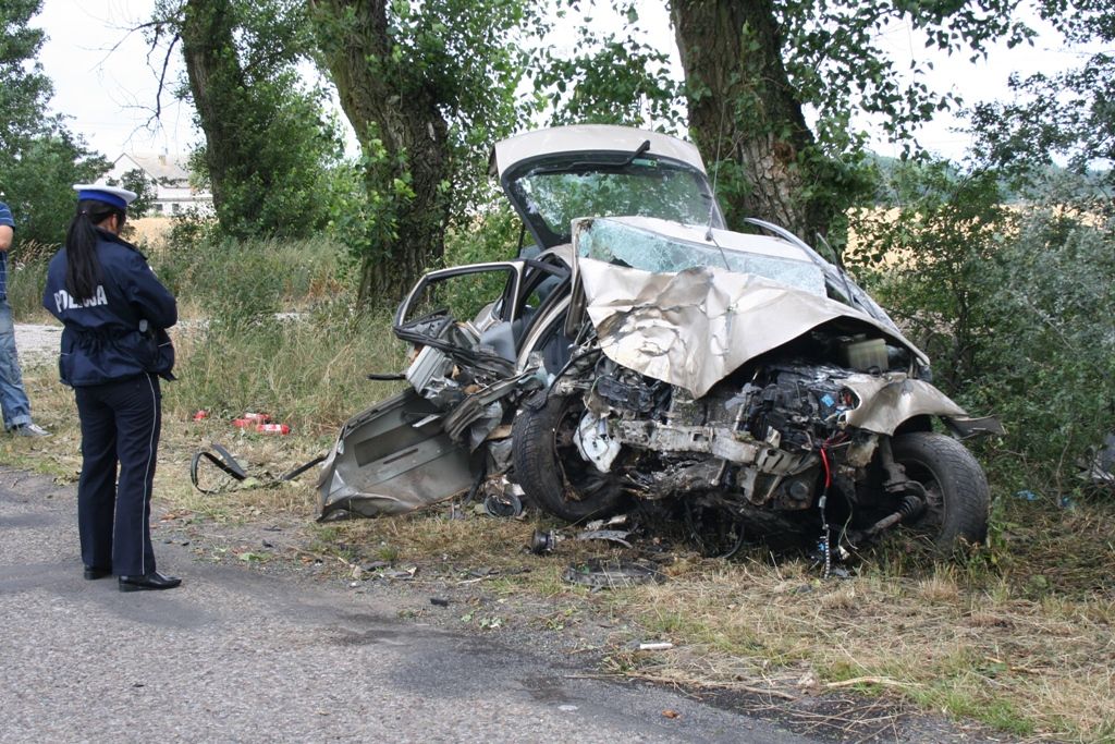 Polówka. 44-letni kierowca zginął na miejscu